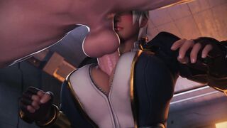 BB Blazblue Bullet - paizuri on & screwed rough by long monster penis cumshot ❤︎ 3d realistic 4k 60fps