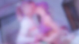 doa girls - lusty honoka & ayane play with yakuza's shy penis performing babe dyke cunnilingus ❤︎
