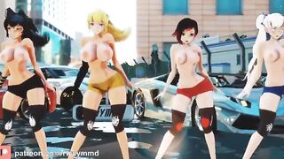 【MMD R-teens SEX DANCE】 022 HOTTIE HUGE YUMMY BOOTY SWEET INSANE POUNDED ROUGH SEX 変質したお尻 [MMD]