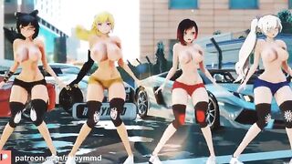 【MMD R-teens SEX DANCE】 022 HOTTIE HUGE YUMMY BOOTY SWEET INSANE POUNDED ROUGH SEX 変質したお尻 [MMD]
