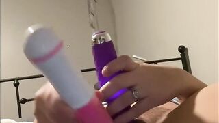 Fiance squirts her brain out while husbands at work