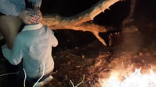 Bombshell orgasm as a result of passionate cunnilingus by the fire - IkaSmokS