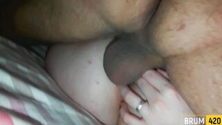 My fiance filming while I screwed our next door and I cum on her vagina. Cumshot point of view