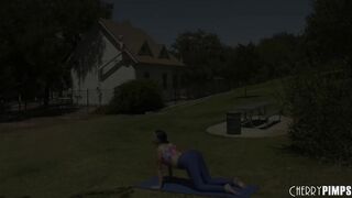 Huge Melons Mom Eve Marlow Caught A Voyeur Jerking Off And Invites Herself Inside For Hardcore Fucked