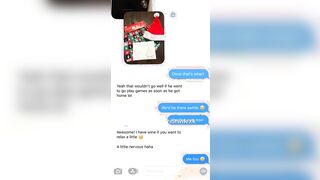Ex-Wife and lover surprise hubby with 3 way for Christmas - takes turns fucking