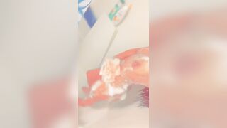 My shower my sex toy and me solo african