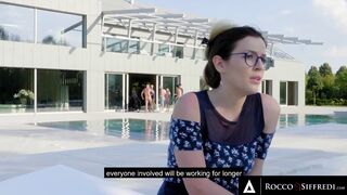 Multiple Huge Enjoys Hunks Take Turns Smashing Stacked Euro Babes Holes!