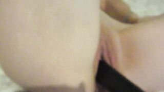 Pawg snatch and butt on sex toy machine