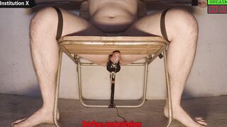 Again!!! He did it again! He was Caught Masturbating! Testicles Electrocuted until Sissygasm