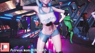 【MMD R-eighteen SEX DANCE】NAUGHTY BOOTY LOVELY SWEET SEX おいしいお尻 [MMD]
