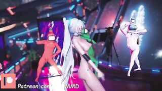 【MMD R-eighteen SEX DANCE】NAUGHTY BOOTY LOVELY SWEET SEX おいしいお尻 [MMD]