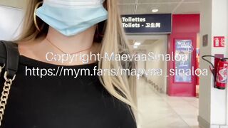 Maevaa Sinaloa - Chasse à l’homme à l’aéroport de Paris Orly un inconnu me baise dans les toilettes