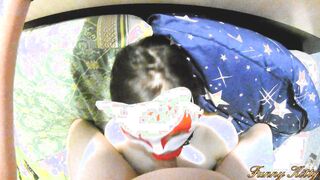 No sound Lustful collegegirl into handcuffs nailed inside mouth and between hooters