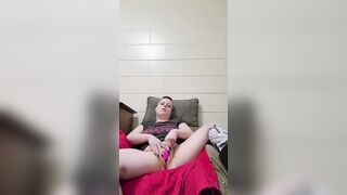 Big Titted milf with BALD BJ pleasures with Lovense vibrator. View as I cum