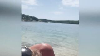 Dreamgirl -Goddess Mom squirt on the outdoors beach of Valalta -Punta Kriz - Piggy Beach