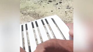 Dreamgirl -Goddess Mom squirt on the outdoors beach of Valalta -Punta Kriz - Piggy Beach