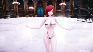 【MMD R-teenie SEX DANCE】 SWEET INSANE GODDESS BOOTY TEMPTATION ハードセックス [MMD]