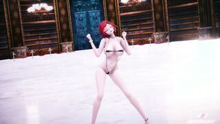 【MMD R-teenie SEX DANCE】 SWEET INSANE GODDESS BOOTY TEMPTATION ハードセックス [MMD]