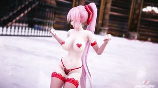 【MMD R-19 year old SEX DANCE】 BEAUTIFUL LONG BUTT LOVELY SWEET SATISFACTION 激しいセックス [MMD]