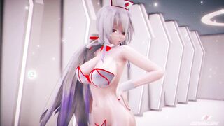 【MMD R-barely legal SEX DANCE】 BABE LONG BOOTY SWEET INSANE FUCKING ROUGH SEX ハードセックス [MMD]