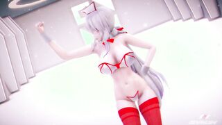 【MMD R-barely legal SEX DANCE】 BABE LONG BOOTY SWEET INSANE FUCKING ROUGH SEX ハードセックス [MMD]