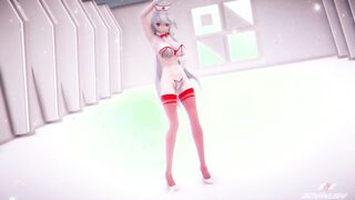 【MMD R-barely legal SEX DANCE】 BABE LONG BOOTY SWEET INSANE FUCKING ROUGH SEX ハードセックス [MMD]