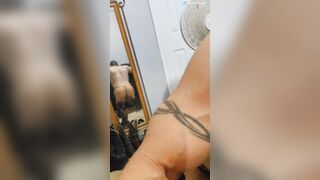 Luvs2cumm69 fucks and jizzes inside his blonde long boob sexdoll's mouth