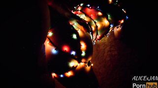 For these HOLIDAYS my STEPSISTER is not GOING to GOT BORED Bae AMATEUR SEX with LIVE CHRISTMAS TREE