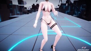 【MMD R-teen SEX DANCE】 GODDESS YUMMY MELONS SWEET SATISFACTION ハードセックス [MMD]
