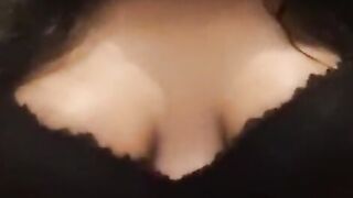 Amateur long titty tease