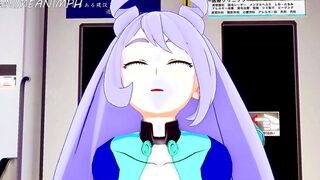 My Hero Academia Animated: Nejire Hado Blows Midoriya Izuku inside the Subway