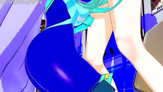 My Hero Academia Animated: Nejire Hado Blows Midoriya Izuku inside the Subway