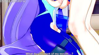 My Hero Academia Animated: Nejire Hado Blows Midoriya Izuku inside the Subway