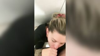 HOTWife Swallows my penis while hubbies at work