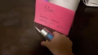 Mav gets Booty for Xmas- Anal Squirting, Anal Cumshot: Joey Lee