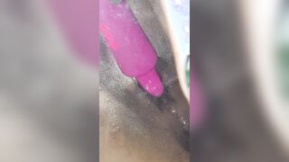 Sweet Eighteen African Snatch Throbs And Oozes Cum