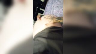 She blowing that cock