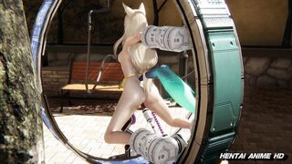 Ahri Pounded by a Fucking Machine