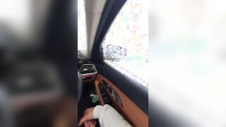 Step MILF inside vehicle wash help step son having an erection