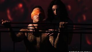 Blind folded love affair