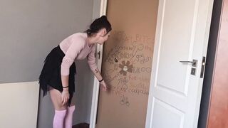 GLORY HOLE | Cougar gets exited over penis | GAG | sloppy ORAL SEX