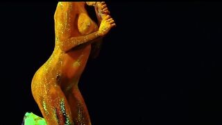 Glow inside the dark goddess