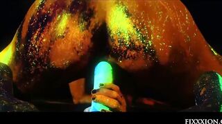 Glow inside the dark goddess