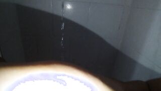 sweaty armpits licking and armpits shaving inside the restroom by the cheating hotwife