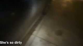 Cheat my hubby with his driver inside outside parking inside Mall