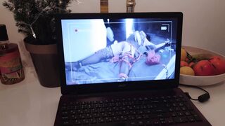 BONDAGE Wifey has grind and fucks stranger while hubby watches on camera