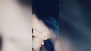 Small woman give fellatio