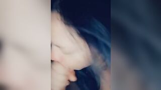 Small woman give fellatio