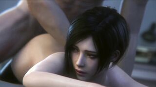 turned on ada wong loves doggy fucked, satisfied by rough penis into her creamy soak vagina! bbcs bbw ❤︎
