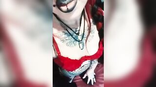 Santa Claus is cumming… on face